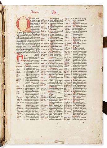 Conradus de Alemania [Halberstadt the Elder] (fl. circa 1342-1362) Concordantiae Bibliorum.